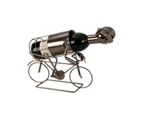 PORTA BOTTIGLIA VINO "CICLISTA"