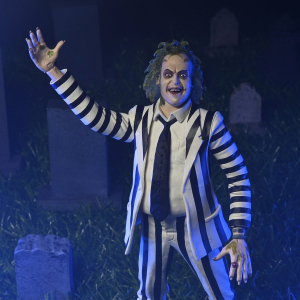 BEETLEJUICE CON VESTITO A RIGHE BIANCHE E NERE (1988)