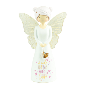 FIGURA ANGELO "VEDE BENE SOLO COL CUORE"